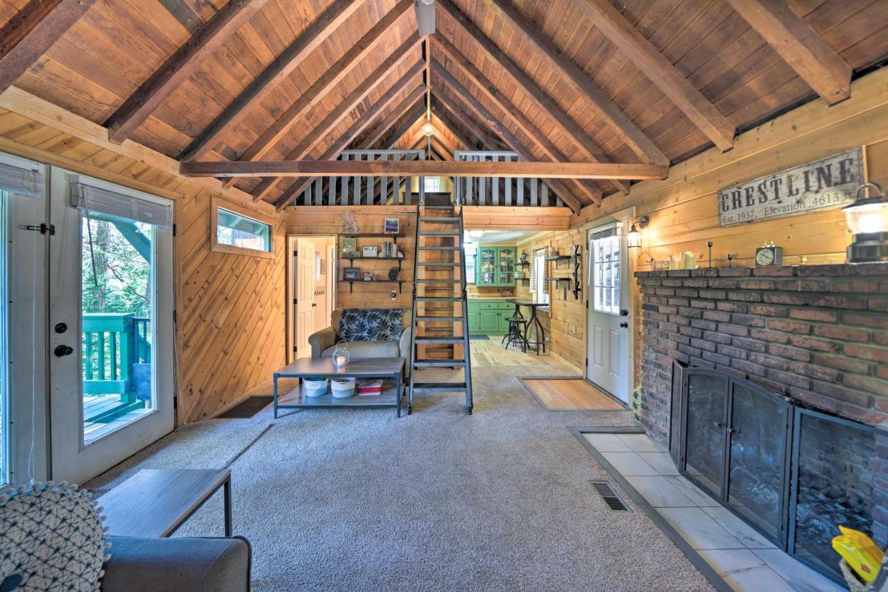 فيلا Crestline Cabin About 1 Mi To Lake, Town, Trails! المظهر الخارجي الصورة